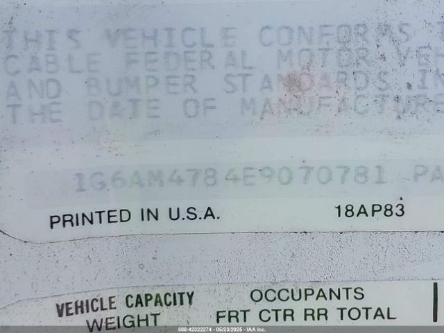 1984 CADILLAC DEVILLE 1G6AM4784E9070781 Photo 8