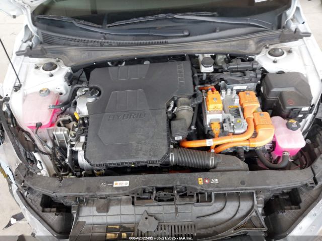 KMHLM4AJ2PU082893 Hyundai Elantra Hybrid Blue