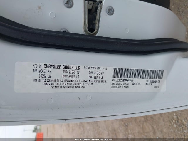 Chrysler 300 300s 2014 2C3CCABT2EH222192 Image 9