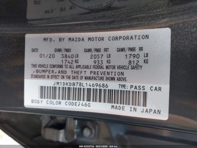 2020 MAZDA CX-3 JM1DKDB78L1469686 Photo 8