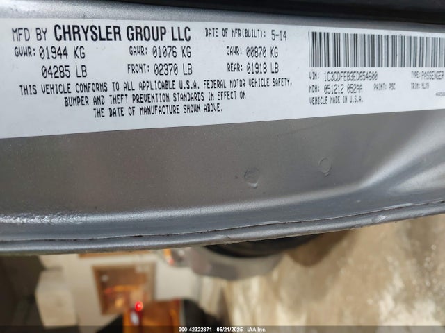Dodge DART GT 2014 1C3CDFEB3ED854600 Image 9
