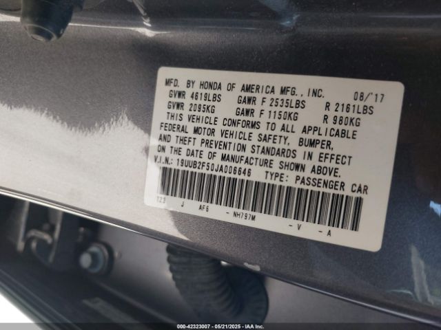 2018 ACURA TLX 19UUB2F50JA006646 Photo 8