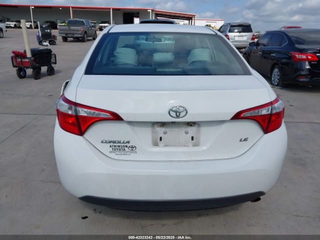 5YFBURHE2GP411739 Toyota Corolla L/le/le Plus/le Premium/s/s Plus/s Premium/s W/special Edition Pkg