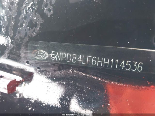 5NPD84LF6HH114536 Hyundai ELANTRA SE