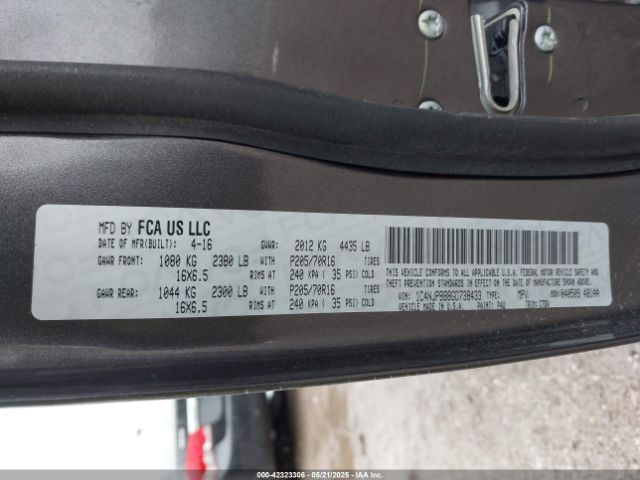 1C4NJPBB8GD738433 Jeep Patriot