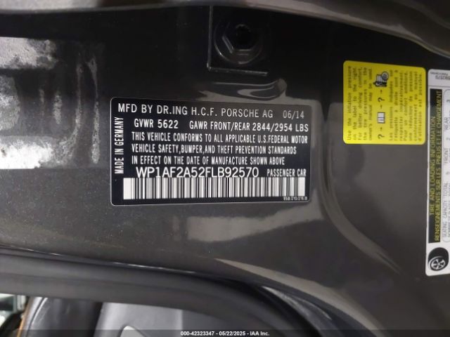 2015 PORSCHE MACAN WP1AF2A52FLB92570 Photo 8