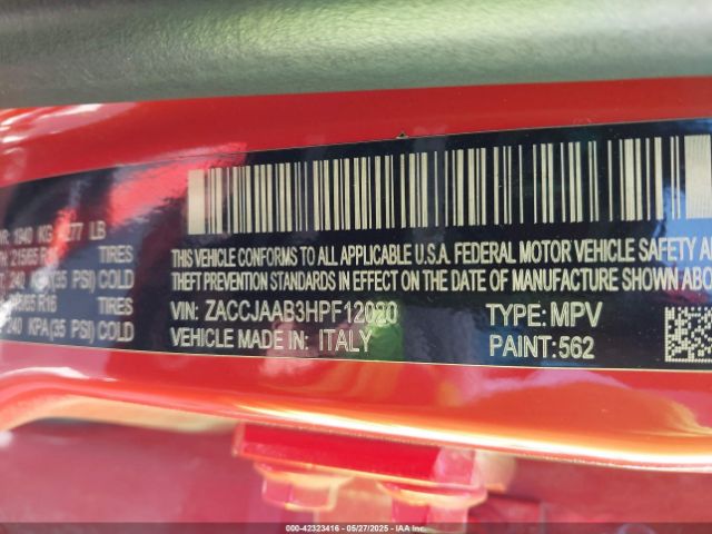 ZACCJAAB3HPF12020 Jeep Renegade Sport Fwd