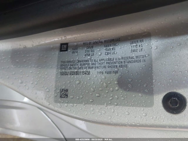 2011 CADILLAC CTS 1G6DJ1EDXB0115436 Photo 8