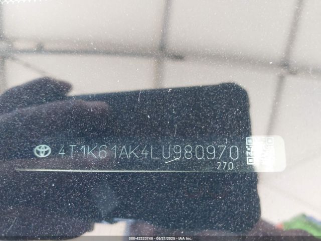 4T1K61AK4LU980970 Toyota CAMRY XSE