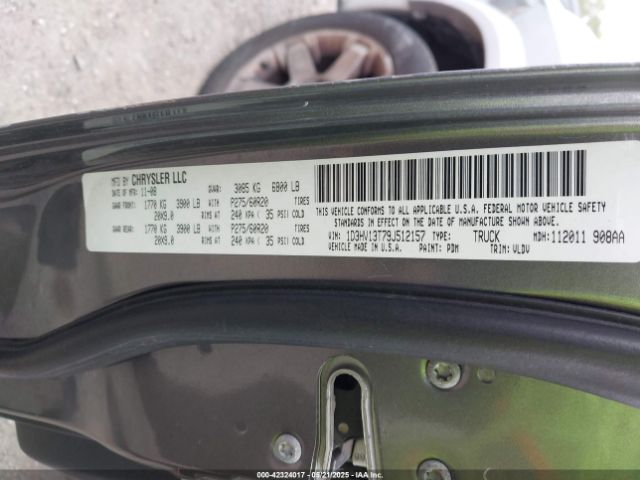 2009 DODGE RAM 1500 1D3HV13T79J512157 Photo 8