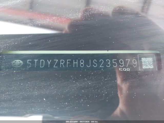 5TDYZRFH8JS235979 Toyota Highlander Limited
