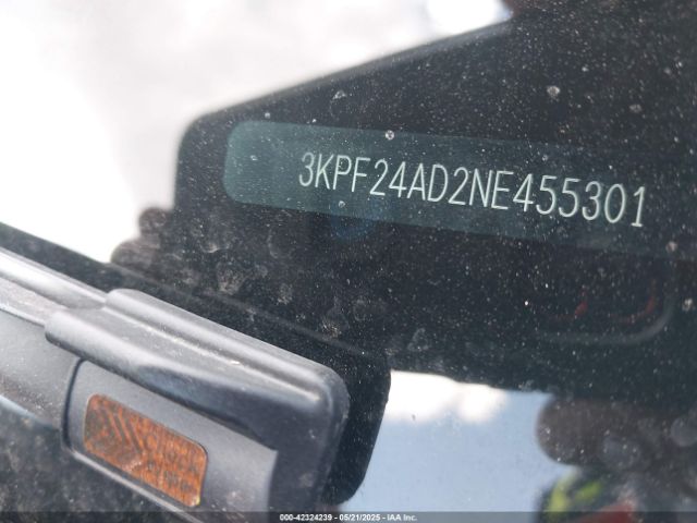 3KPF24AD2NE455301 KIA Forte Lxs