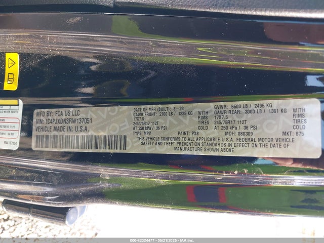 1C4PJXDN3RW137051 Jeep 2024