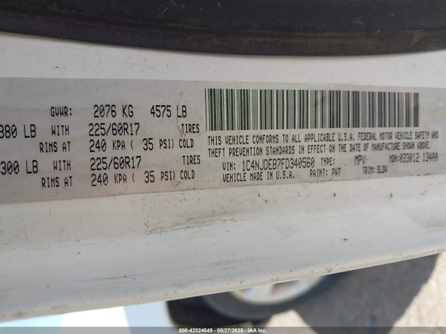 1C4NJDEB7FD340560 Jeep 2015