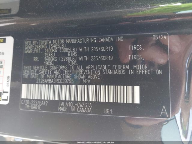 2024 LEXUS RX 350 2T2BAMBA3RC039795 Photo 8