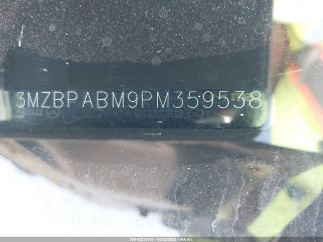 3MZBPABM9PM359538 Mazda Mazda3 2.5 S Select