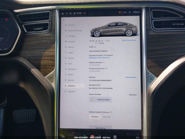 5YJSA1S27FF086203 Tesla Model S 70d/85d/p85d
