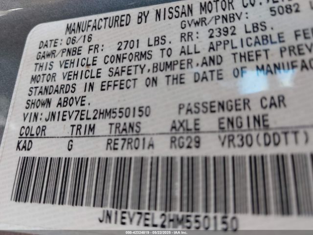 2017 INFINITI Q60 JN1EV7EL2HM550150 Photo 8