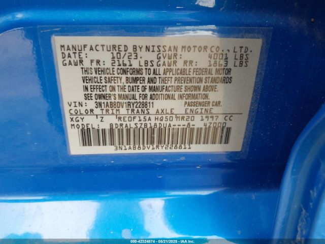 2024 NISSAN SENTRA 3N1AB8DV1RY228811 Photo 8