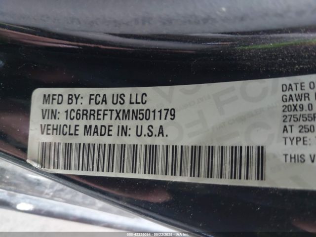 2021 RAM 1500 1C6RREFTXMN501179 Photo 8