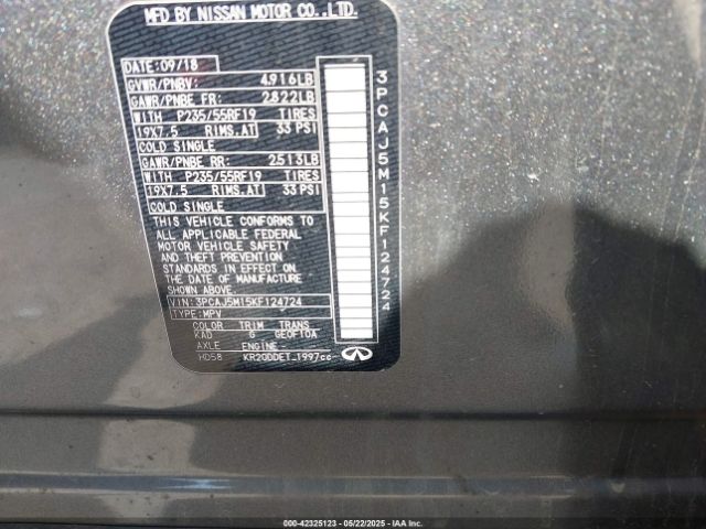 2019 INFINITI QX50 3PCAJ5M15KF124724 Photo 8