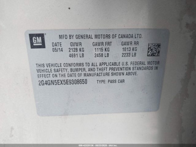 2G4GN5EX5E9308650 Buick Regal Turbo/e-assist Premium I