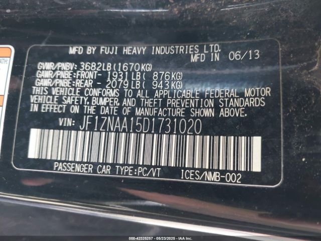 2013 SCION FR-S JF1ZNAA15D1731020 Photo 8