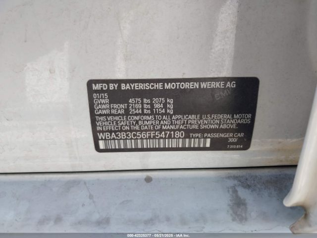 WBA3B3C56FF547180 BMW 328i Xdrive