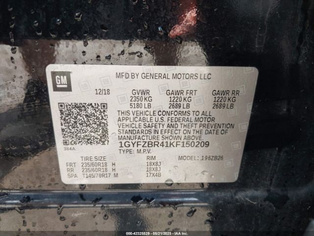 2019 CADILLAC XT4 1GYFZBR41KF150209 Photo 8