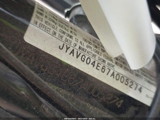 2007 YAMAHA XV250 JYAVG04E67A005274 Photo 9