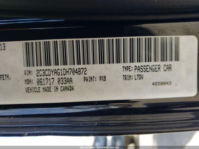 2013 DODGE CHALLENGER 2C3CDYAG1DH704872 Photo 8