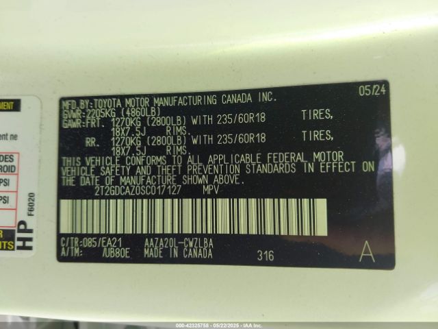 2025 LEXUS NX 250 2T2GDCAZ0SC017127 Photo 8
