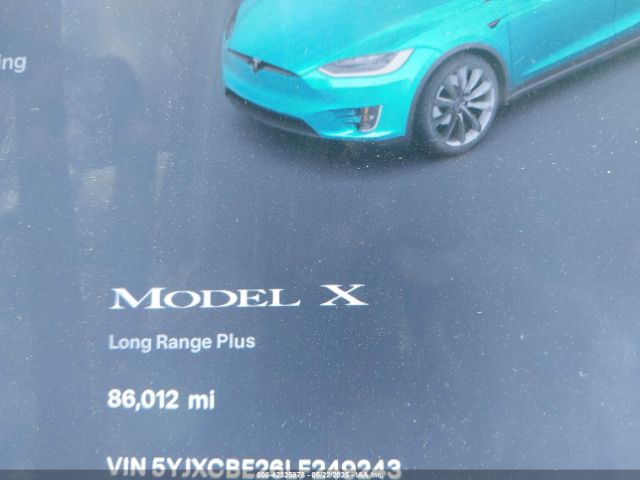 5YJXCBE26LF249243 Tesla Model X Long Range Dual Motor All-wheel Drive/long Range Plus Dual Motor All-wheel Drive
