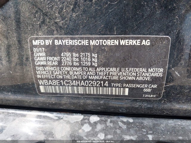BMW 330e Iperformance 2017 WBA8E1C34HA029214 Image 9