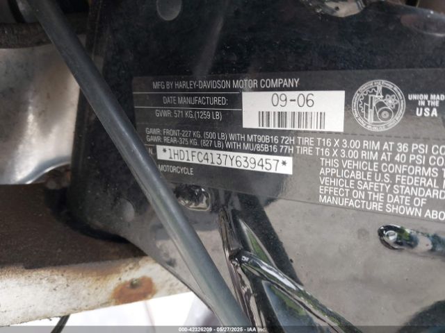 2007 HARLEY-DAVIDSON FLHTCUI 1HD1FC4137Y639457 Photo 9