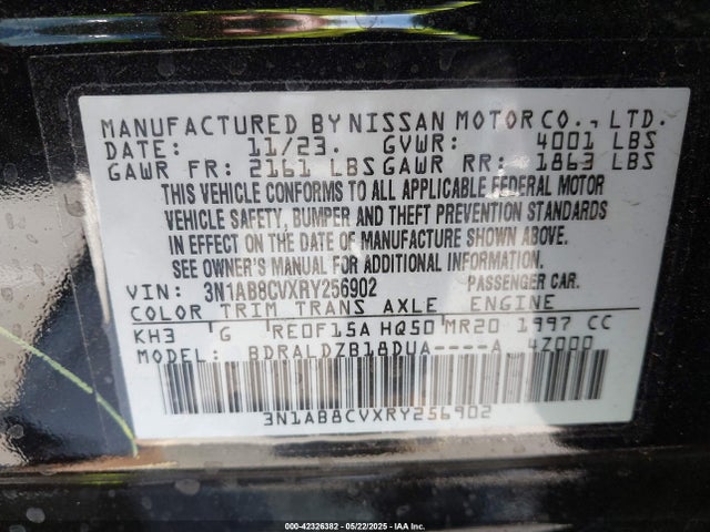 Nissan 2024 2024 3N1AB8CVXRY256902 Image 9