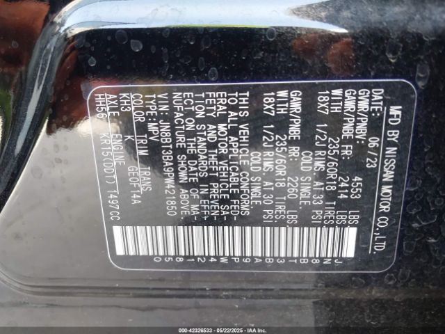 2023 NISSAN ROGUE JN8BT3BA9PW421850 Photo 8