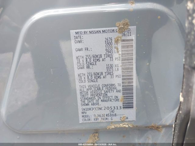 2022 NISSAN PATHFINDER 5N1DR3CC3NC205313 Photo 8