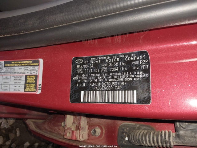 Hyundai mpi nu pe 2024 KMHLM4DG7RU807987 Image 9
