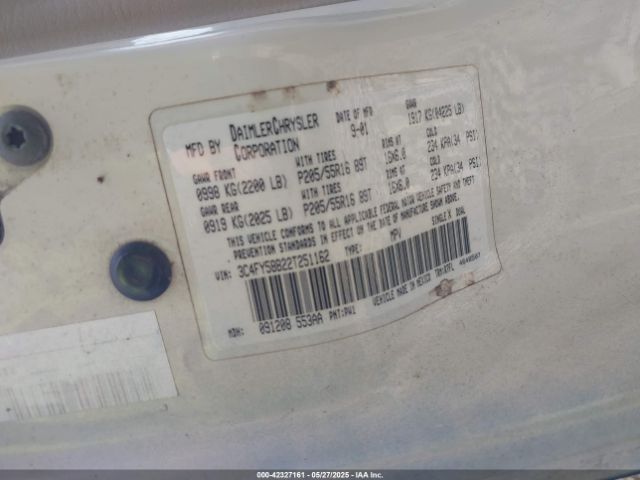 2002 CHRYSLER PT CRUISER 3C4FY58B22T251162 Photo 8