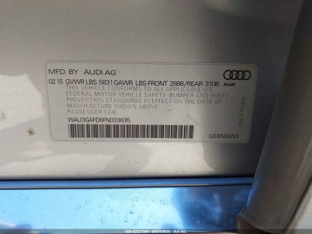 2015 AUDI A8 L WAU3GAFD6FN033635 Photo 8