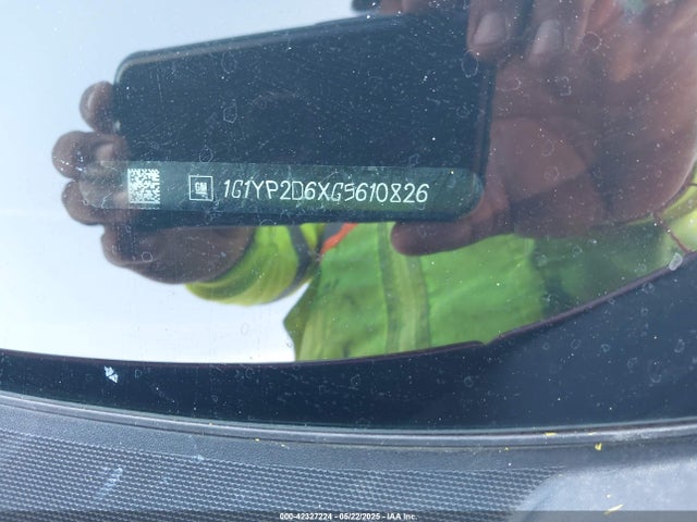 1G1YP2D6XG5610826 Chevrolet lt4 - di, sc, afm, vvt, alum, gmna
