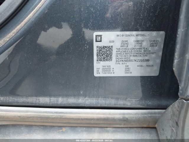 2019 CADILLAC XT5 1GYKNERS7KZ210289 Photo 8