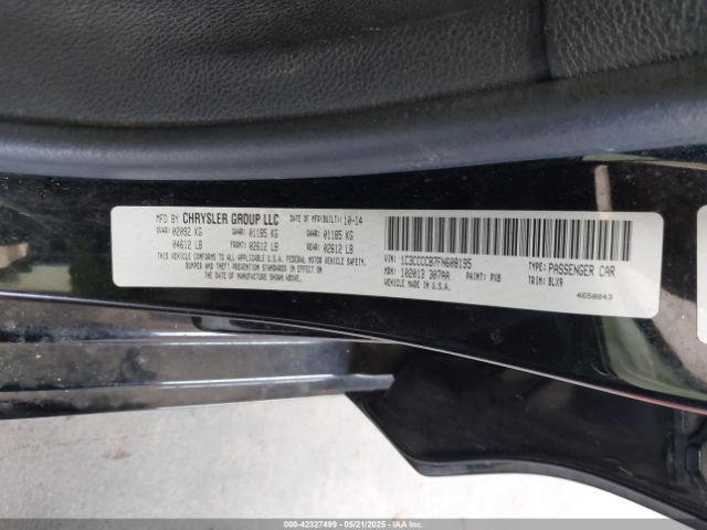 1C3CCCCB7FN608195 Chrysler 200 C