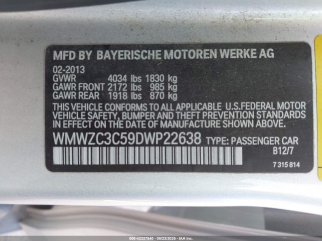 2013 MINI COUNTRYMAN WMWZC3C59DWP22638 Photo 8