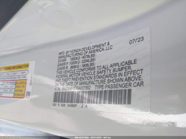 2024 ACURA INTEGRA 19UDE4H37RA007562 Photo 8
