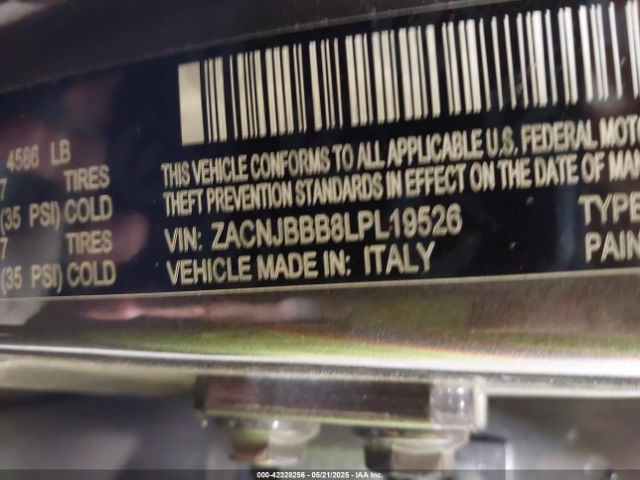 ZACNJBBB8LPL19526 Jeep Renegade Latitude 4x4