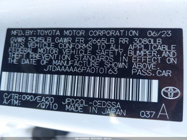 2023 TOYOTA MIRAI JTDAAAAA6PA010163 Photo 8