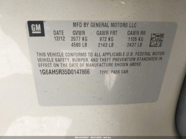 2013 CADILLAC ATS 1G6AH5R35D0147866 Photo 8