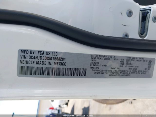 2021 JEEP COMPASS 3C4NJDEBXMT568284 Photo 8